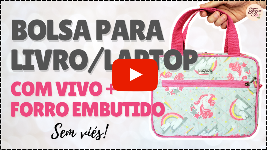 bolsa para livro ou laptop - com vivo SEM viés