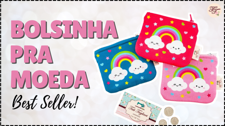 Tutorial de Costura: Bolsinha pra Moedas
