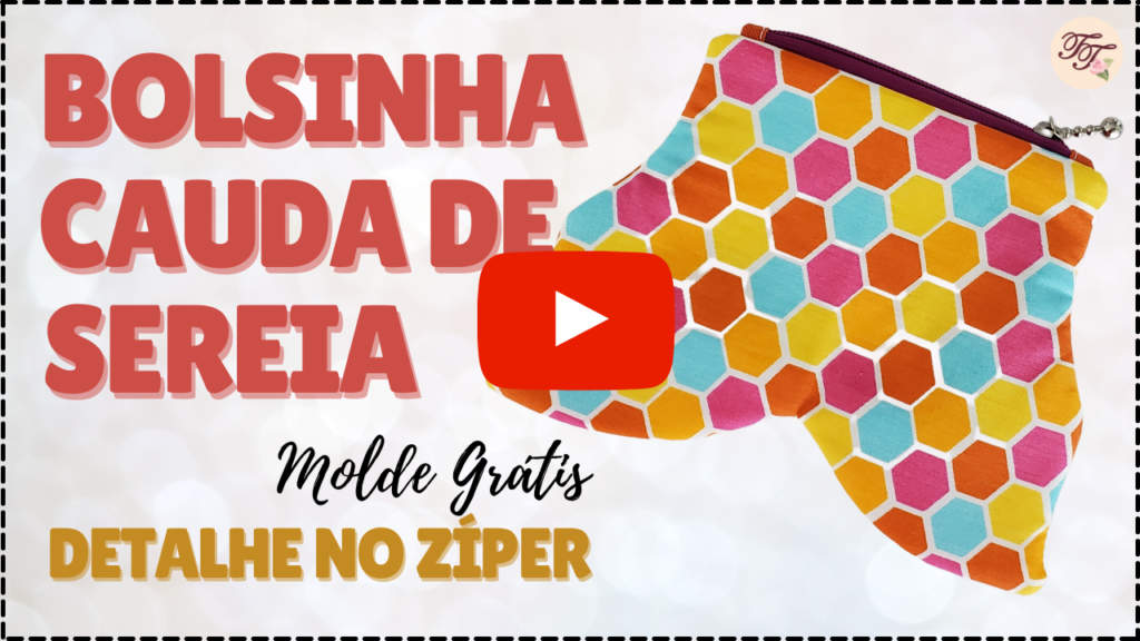 bolsinha cauda de sereia