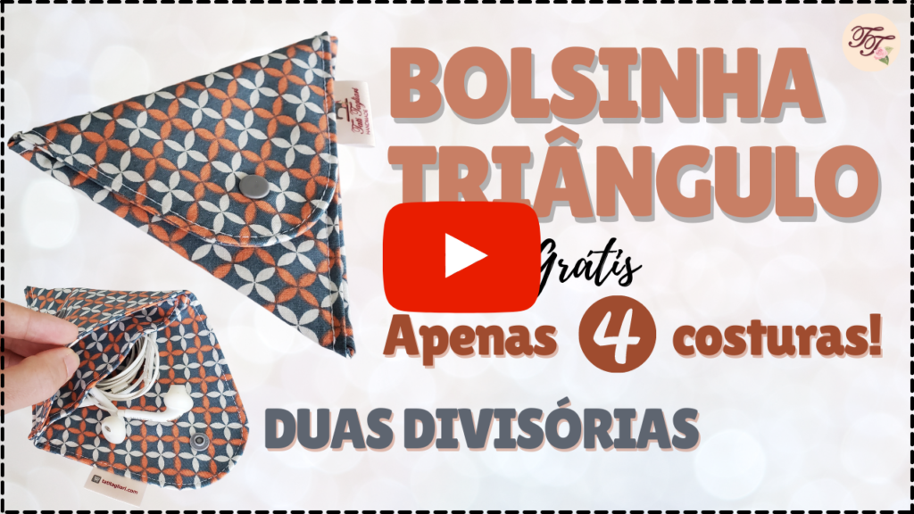 bolsinha triangulo