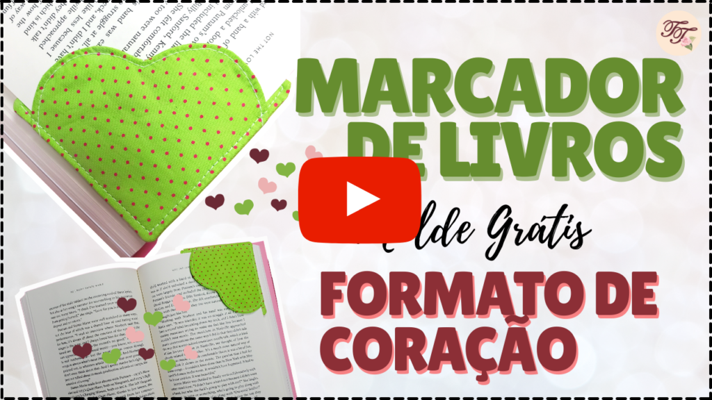 marcador de livros coração