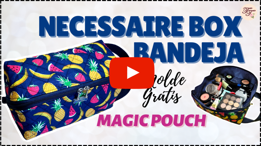 necessaire box bandeja