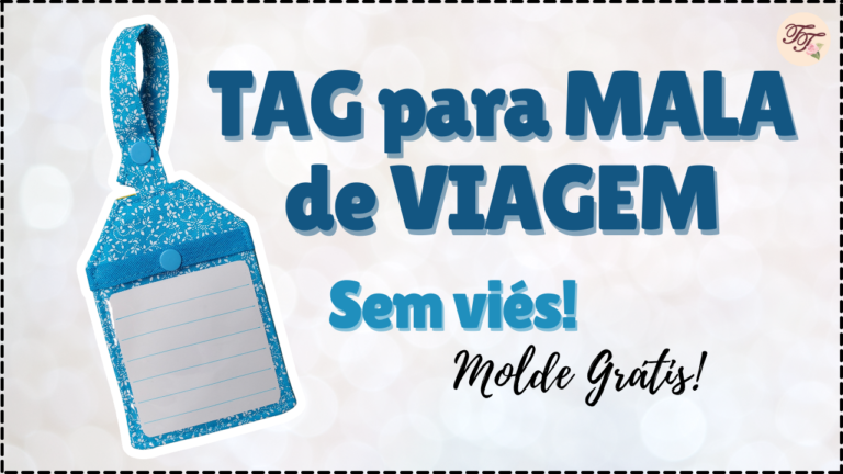 Tutorial de Costura: Tag de Mala
