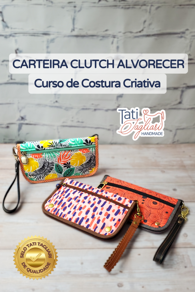 carteira clutch alvorecer