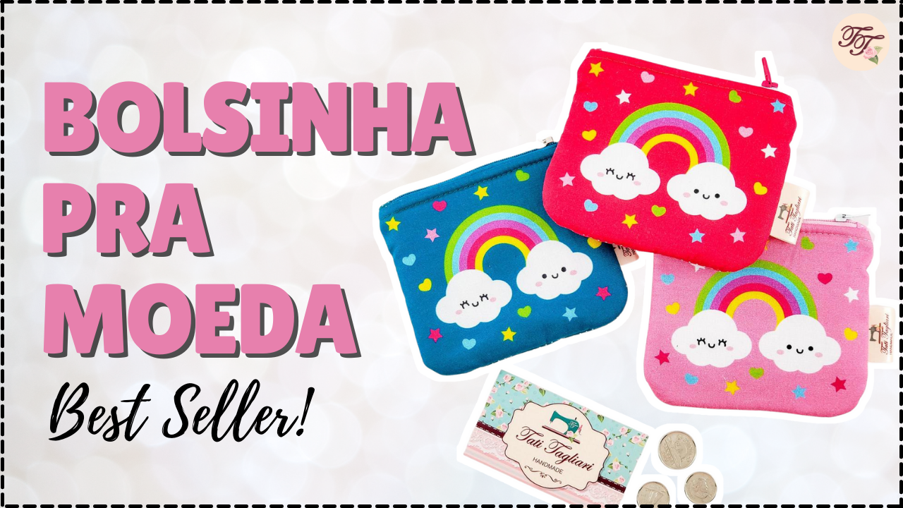 Tutorial de Costura: Bolsinha para Moedas