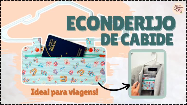 Tutorial de Costura: Esconderijo de Cabide para Viagem
