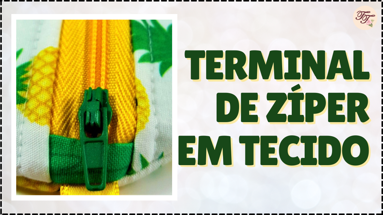 Dica de Costura: Terminal de ziper com tecido